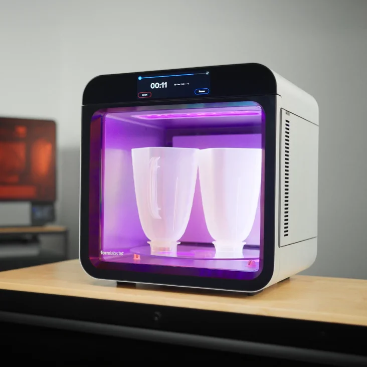 Post-Cure Most Large Resin Parts in 60 Seconds